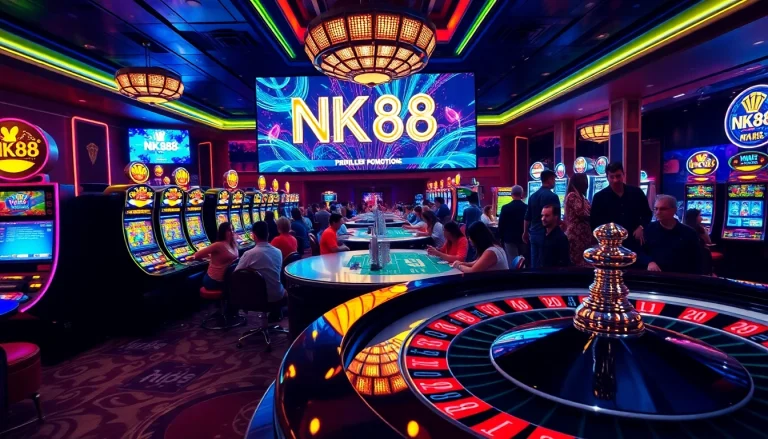 Experience the thrill of gambling with NK88, featuring vibrant casino games and promotions.