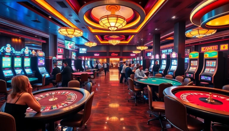 Profitez d'une expérience immersive dans un casino en ligne avec diverses options de jeux.