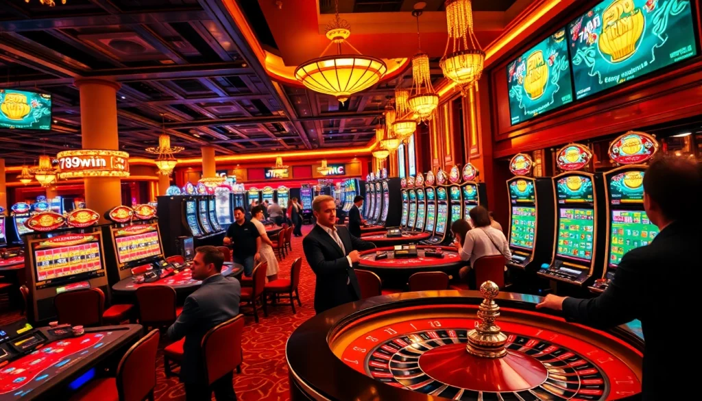Thrilling gameplay at 789win link casino with players winning at roulette and blackjack.