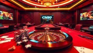 Experience the excitement of online gambling on trang chủ cm88, featuring vibrant casino elements and engaging gameplay.