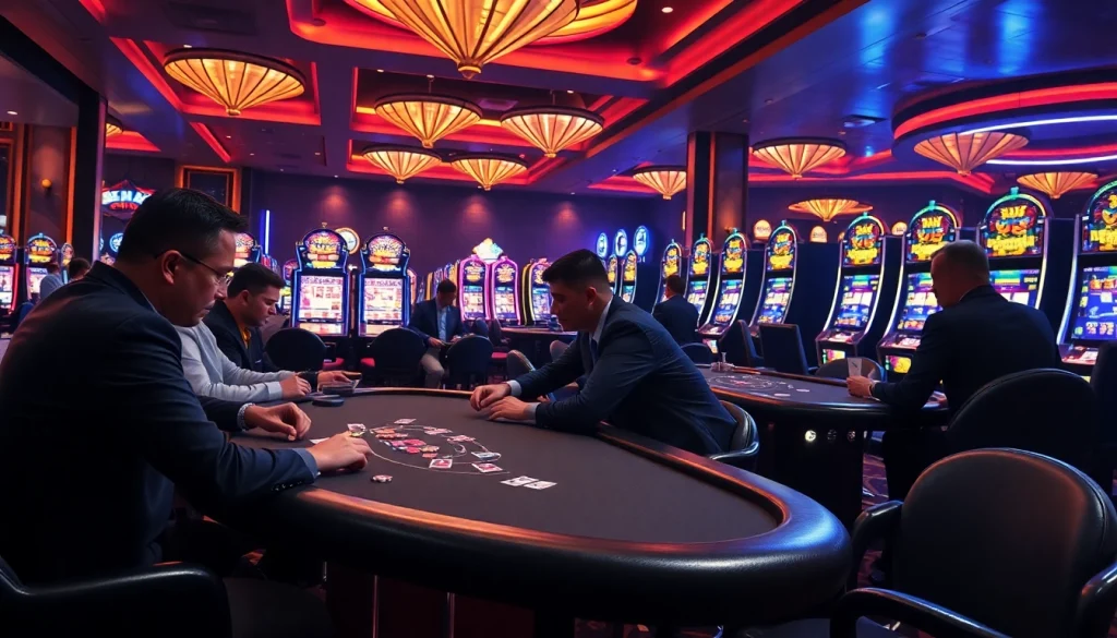 Profitez des jeux au meilleur casino en ligne avec des tables de poker élégantes et une ambiance animée.