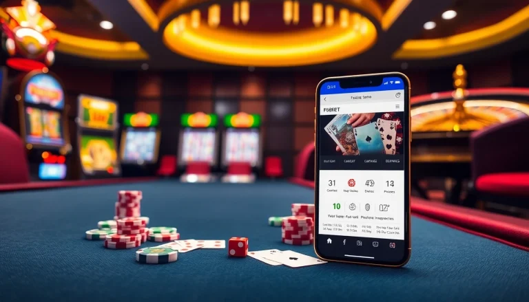 Experience the thrill of gambling at trang chủ f8bet chính thức with vibrant casino elements.